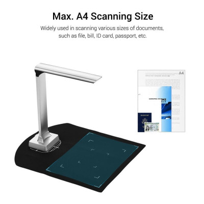 Máy Scan Màu Di Động Thông Minh Scan Tài Liệu A4/A5/A6/A7 K1300AF - Hàng Nhập Khẩu