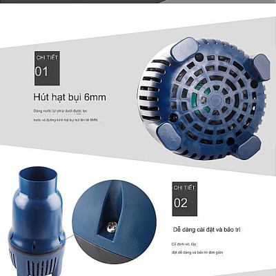 Máy bơm hồ cá Koi Jebao LP16000 - LP22000 - LP26000 LP35000 - LP45000 - LP55000 cao cấp