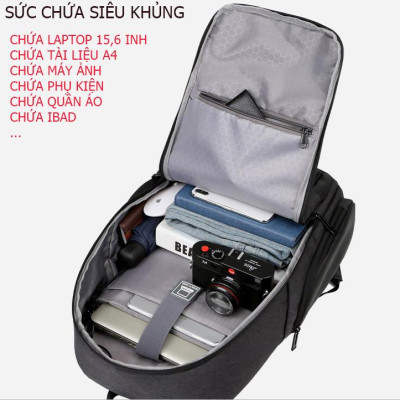 Ba lô thông minh đa năng siêu cao cấp nam sạc USB tiện dụng chứa máy tính 14 đến 17 inh