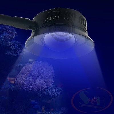 Đèn led kẹp HS F830 bể cá biển san hô quang phổ nước mặn