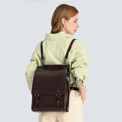 Balo nữ 100% da thật thời trang cao cấp đa chức năng phong cách mới