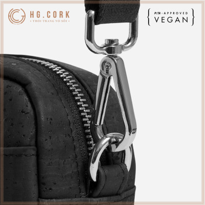 Túi Đeo Chéo Mini Dáng Ngang Nam Nữ CROSSBODY POUCH - HGcork Corkor CK267 – Nhiều màu – Vật liệu da cork thực vật thuần chay, chống cháy, chống mốc – Sản xuất tại Bồ Đào Nha