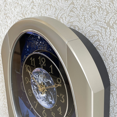 Đồng hồ Rhythm Magic Motion 4MH408WU19 – KT 38.4 x 47.0 x 13.9cm. Dùng PIN.