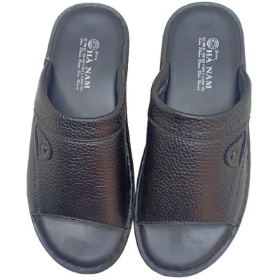 Dép Nam Quai Ngang Da Bò Thật TiTi ĐÔ Cao Cấp DN246