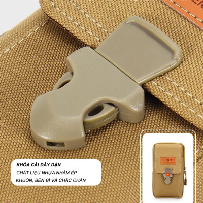 Túi đeo thắt lưng đựng điện thoại thích hợp để cắm trại, đi bộ đường dài, chạy bộ, túi đeo hông - Hàng chính hãng