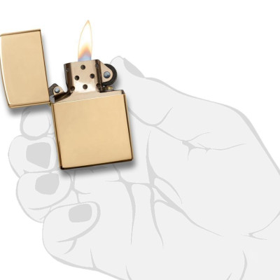 Bật Lửa Zippo High Polished Brass 254B