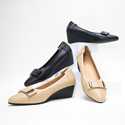 Giày Đế Xuồng Nơ Khóa 5P PABNO PN17018