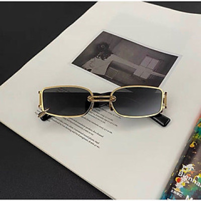 Kính râm, Kính mát Mắt vuông nhỏ mini thời trang (ĐEN)