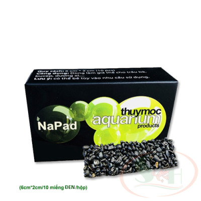 Giá thể trồng cây Thủy Mộc Napad nâu, đen, tròn trơ không dưỡng ươm trồng cây thủy sinh