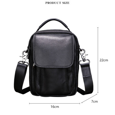 Túi đeo chéo nam DA BÒ THẬT – BEE GEE DCN9337