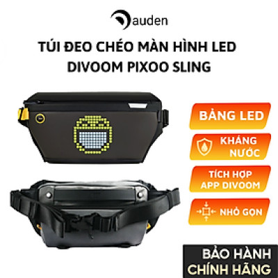 Túi đeo chéo thông minh Divoom Pixoo Slingbag hiển thị màn hình Led, tích hợp app Divoom