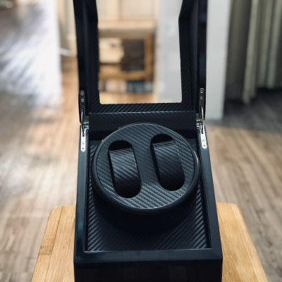 Hộp Xoay Đồng Hồ Cơ SAIKE SAIKE S775 Vỏ Gỗ Tủ Lắc Lên Cót Đồng Hồ Tự Động Quay