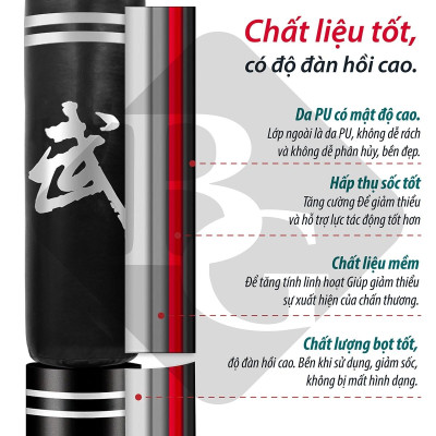 BG Trụ Đấm Bốc Tự Cân Bằng Cao Cấp BOXING PILE BG028, Bao Cát Đấm Bốc Võ Thuật,Trụ Hơi Đấm Bốc Phản Xạ