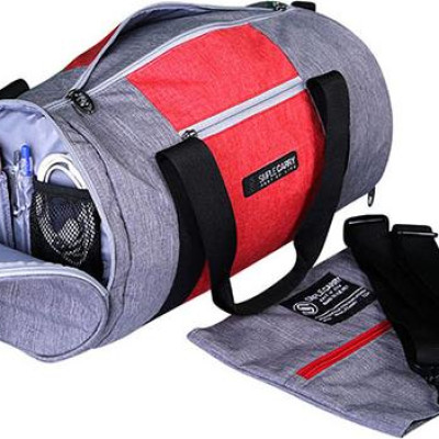 Túi đeo Gym bag small Grey/Red