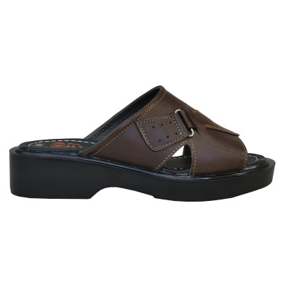 Dép Nam Quai Ngang HÀ NAM Da Bò Thật Cao Cấp DNA2135