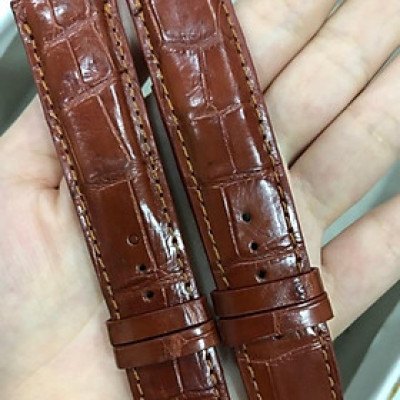 Dây Đồng Hồ Da Cá Sấu Thật 100% ảnh thật 100% có bảo hành