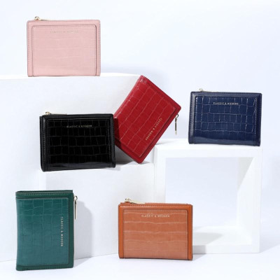 Ví Ngắn Nữ Mini Cầm Tay Thời Trang TAILIAN Nhiều Ngăn Đựng Tiền Phối Vân Da Rắn Cao Cấp Siêu Đẹp Giá Rẻ TL34 - Micocah