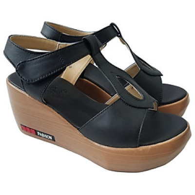 Giày Đế Xuồng Nữ BIGGBEN Da Bò Thật Cao 7 Phân SDX72