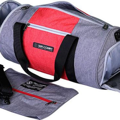 Túi đeo Gym bag small Grey/Red