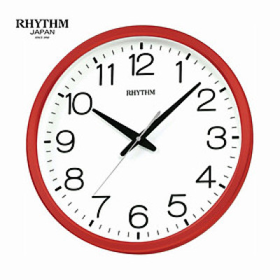 Đồng hồ treo tường Nhật Bản Rhythm CMG494NR01 Kt 36.0 x 4.4cm, 855g Vỏ nhựa, dùng PIN