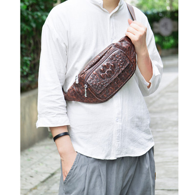 Túi đeo chéo nam DA BÒ THẬT phong cách mới  - BEE GEE DCN9234