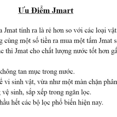 Jmat Không Keo Lọc Nước Hồ Cá | Bùi Nhùi Lọc Bể Cá Cảnh, Hồ Koi Cao Cấp