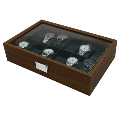 Hộp Đồng Hồ 12 Chiếc SAIKE SAIKE S129 Gỗ Óc Chó
