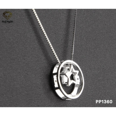 Dây chuyền bạc Ý 925 Huệ Ngân - Ngôi sao may mắn PP1360