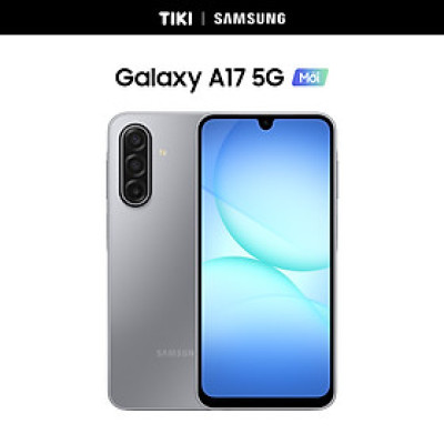 Điện Thoại Samsung Galaxy A17 5G (8/128GB), Camera 50MP & IOS, Kính Cường Lực Gorilla Victus, AI Gemini - Hàng Chính Hãng