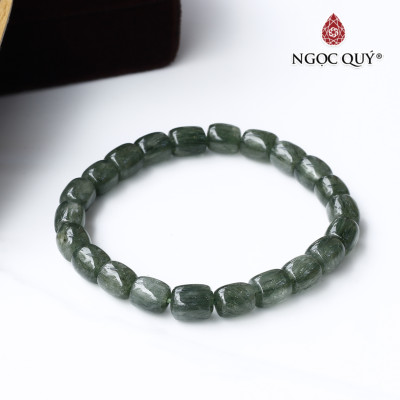 Vòng tay thạch anh tóc xanh mệnh hỏa, mộc - Ngọc Quý Gemstones