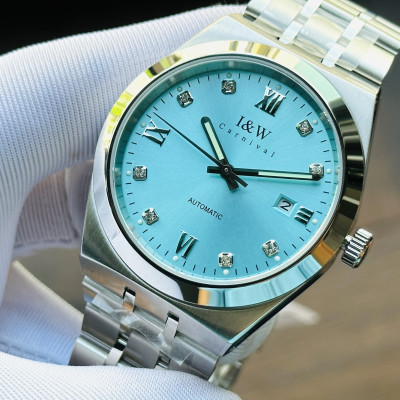 Đồng Hồ Nam I&W Carnival 758G3 Chính Hãng Full Box Chống Nước Kính Chống Xước Dây Thép Cao Cấp BH24T (Máy Cơ Tự Động)