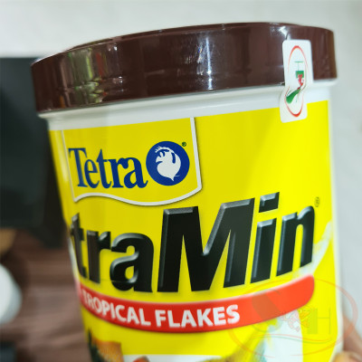 Thức ăn cá TetraMin Tropical Flakes (Tetra Min) dạng lá nổi dinh dưỡng bể cá tép cảnh