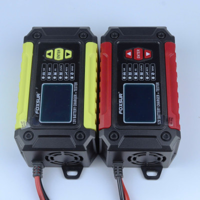Hàng Nhật: Bộ Sạc Và Test Bình Ắc Quy Thông Minh 2IN1 FOXSUR 12V Công Nghệ Hiện Đại