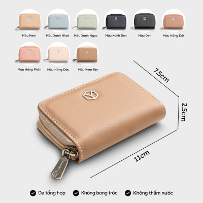 Ví Yuumy ( Thời trang nữ cầm tay nhiều ngăn - Ví da Seasand YV110 )