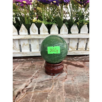 Quả cầu phong thủy đá thạch anh xanh - Đường kính 4,9cm; 5,1cm; 5,4cm; 5,5cm; 5,6cm; 5,8cm; 5,9cm; 6,2cm và 6,3 cm