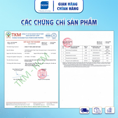 Chai Xịt Khử Mùi Sạch Khuẩn Cho Mèo Bioion Pets Pounce for Cat 500ml Hương Floral