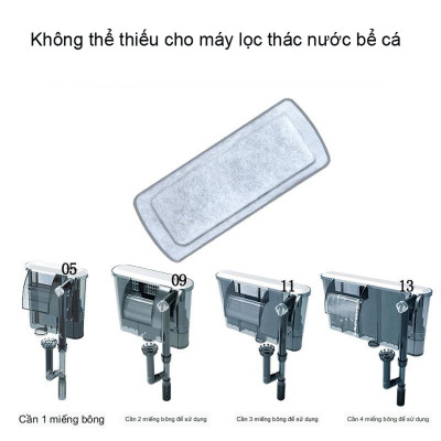 Bộ 4 Miếng Lọc Thay Thế Cho Máy Lọc Thác Hồ Cá SOBO WP308H, WP408H, WP508H