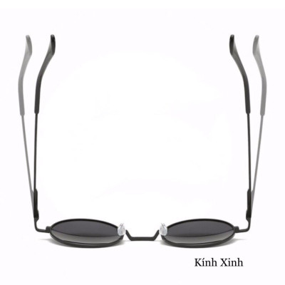 Kính râm, Kính mát Mắt Tròn Thầy Bói Unisex cho Nam và Nữ - Form Nhỏ (ĐEN)