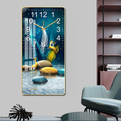 Đồng hồ treo tường sang trọng họa tiết độc đáo(giao mẫu ngẫu nhiên)