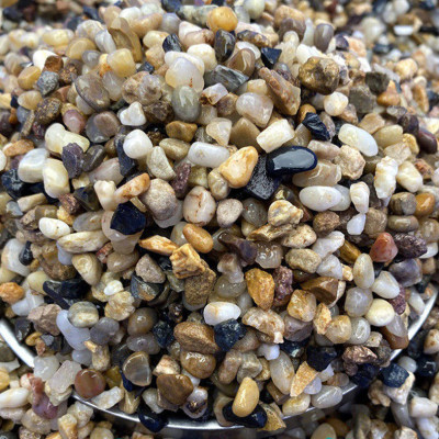 Sỏi Suối 3 Màu (1.2KG, size to ) - Trang Trí Bể Cá, Thủy Sinh, Tiểu Cảnh, Lọc Nước Hiệu Quả 