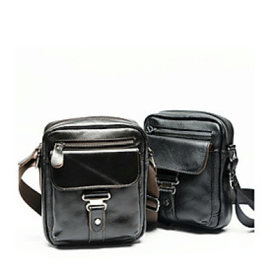 Túi đeo chéo nam DA BÒ THẬT phong cách mới  - BEE GEE DCN9280