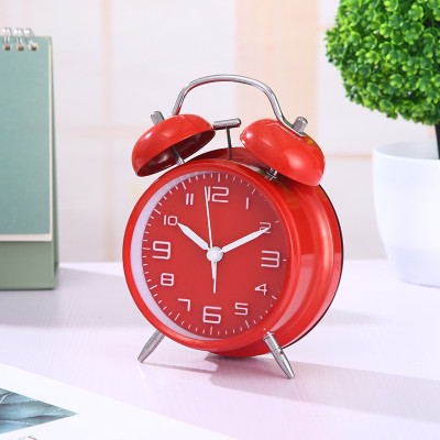 Đồng Hồ Báo Thức Để Bàn Phong Cách Vintage, 2 Quả Chuông To - Hàng Chính Hãng