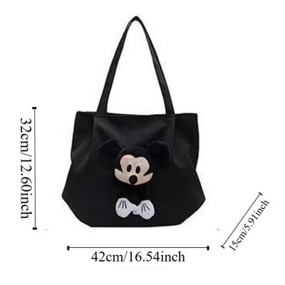 Túi Đeo Vai Mickey Blazetec Kawaii - Túi Xách Búp Bê Hoạt Hình Mềm Mại, Màu Đen - HÀNG CHÍNH HÃNG MINIIN