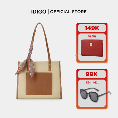 Túi xách nữ đeo vai đi chơi thời trang IDIGO FB2 - 4312, túi công sở đựng tài liệu phong đứng cứng cáp