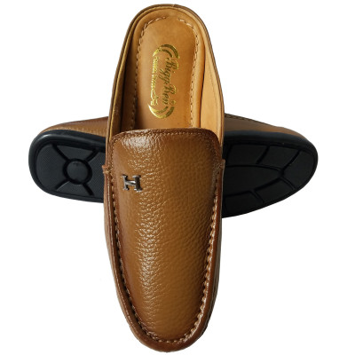 Dép Bít Đầu Nam BIGGBEN Da Bò Thật Cao Cấp SB126