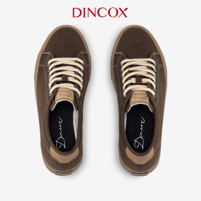 Giày Sneaker Vải Canvas Nam Nữ E12 Kakao Dincox