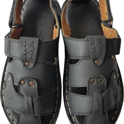 Giày Sandal Bít Mũi BIGGBEN Da Bò Thật Cao Cấp SD24