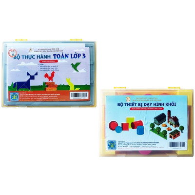 Bộ 2 Hộp Thực Hành Toán Lớp 3 Dùng Cho Học Sinh