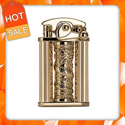 Vỏ Hột Quẹt Bật Lửa Xăng Đá Zorro Z629 Thiết Kế Đẹp Độc Lạ Họa Tiết Rồng Cuốn Sang Trọng - Dùng Xăng Bấc Đá Cao Cấp