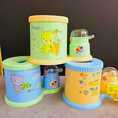 HỘP ĐỰNG GIẤY TĂM, ỐNG GIÁY TĂM - Nhựa dày, bóng đep, màu sắc tươi sáng. Đồ dùng nhà hàng, quán ăn. Chuyên phục vụ Sp Gi